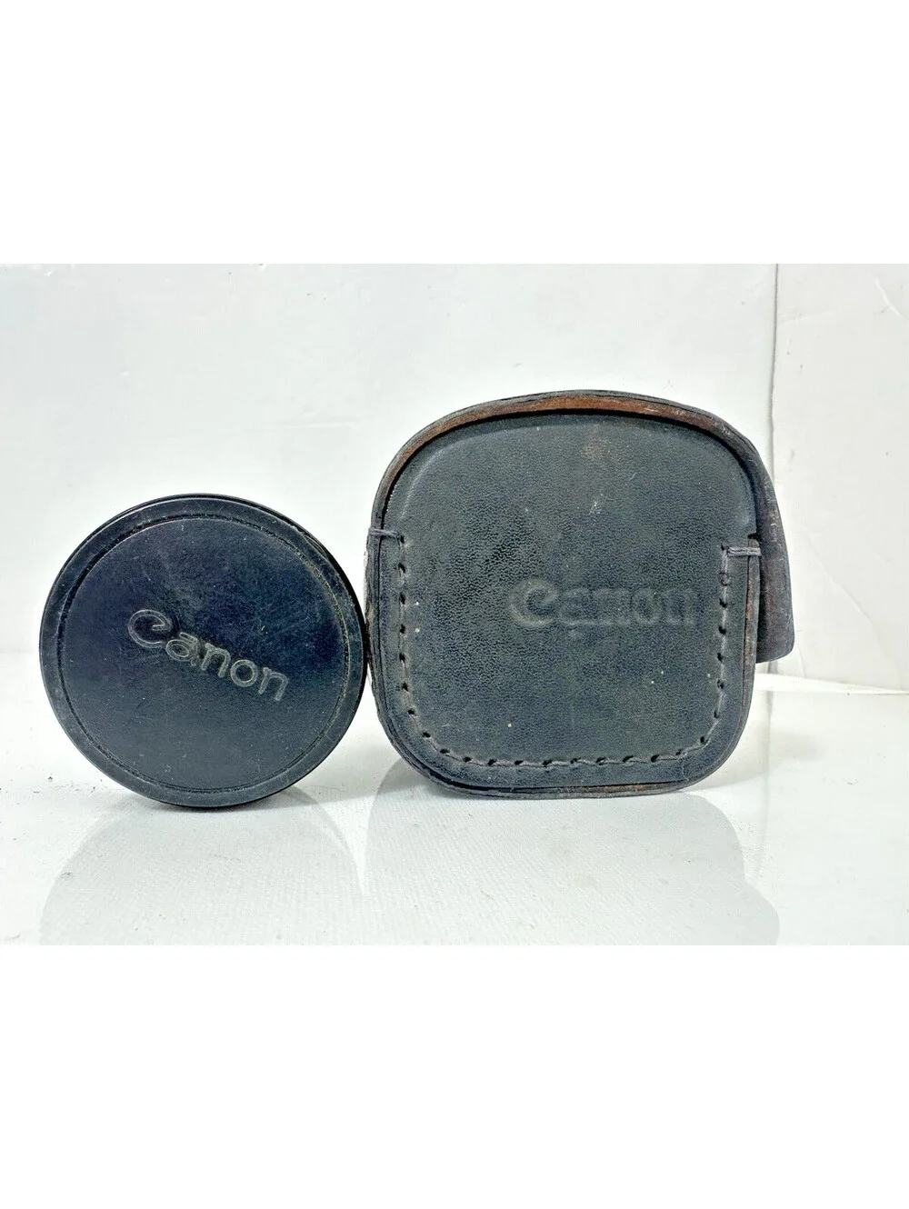 Vintage Canon Extension Tube FD 25 Macro Close Up Ring w/ Leather Case Japan
